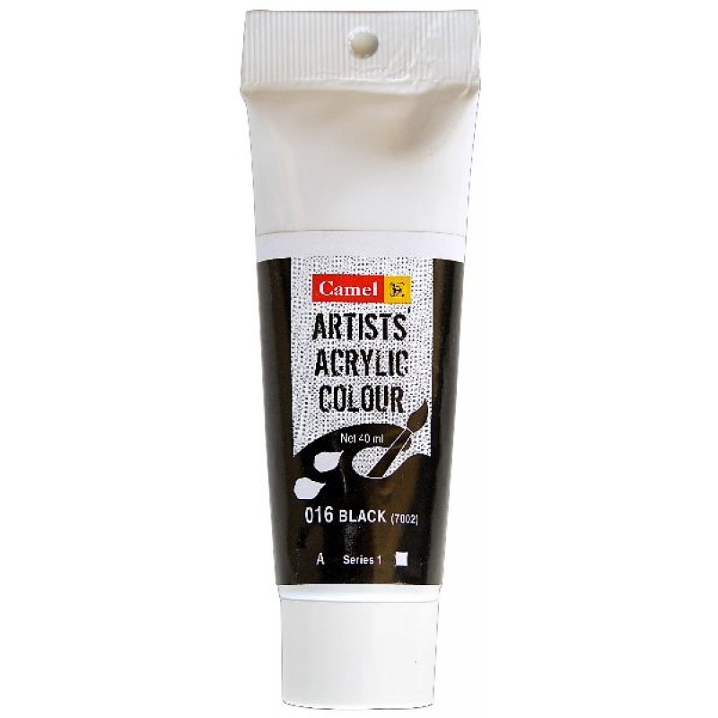 Buy Camel Artist Acrylic Colour 40ml Tube Black online